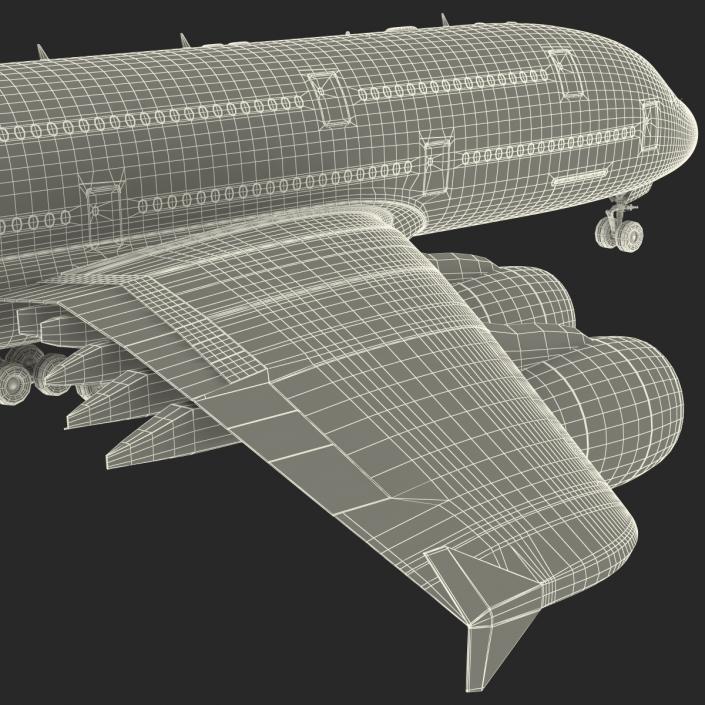 3D model Airbus A380-900 Lufthansa