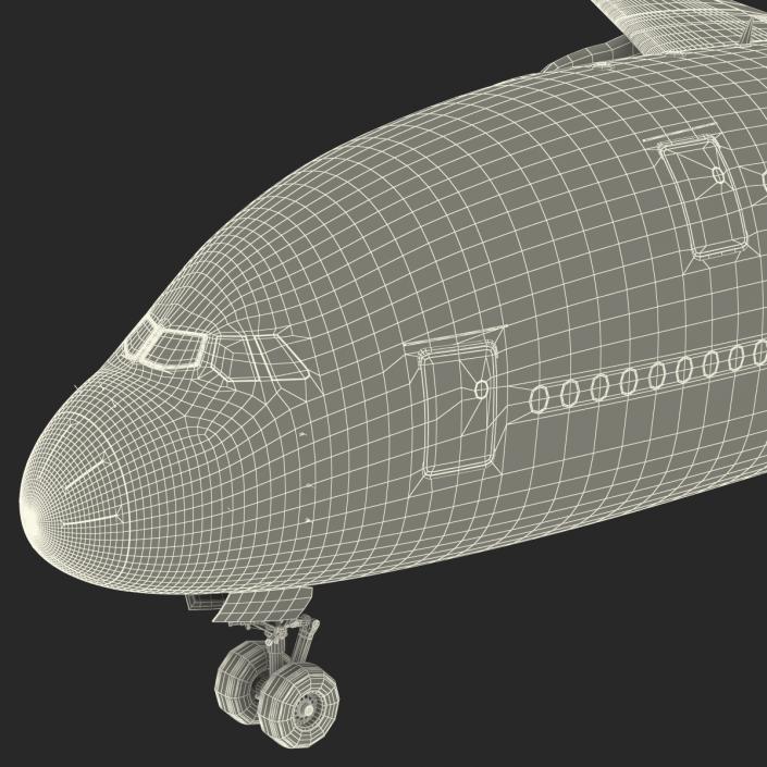 3D model Airbus A380-900 Lufthansa