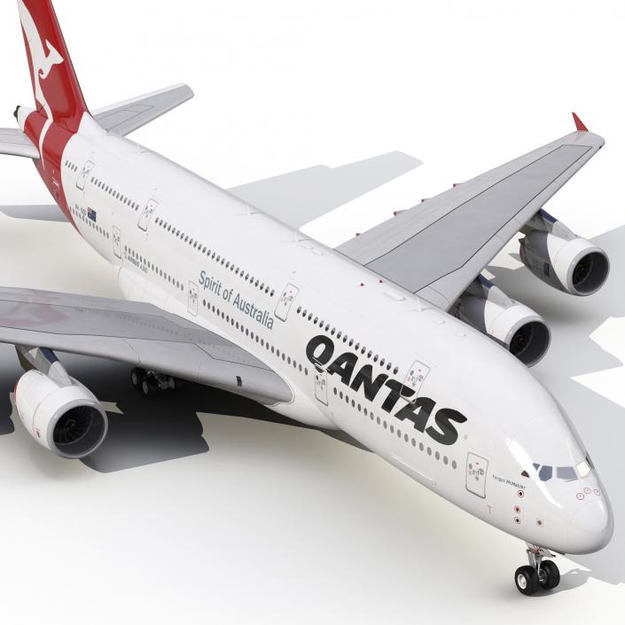 Airbus A380-900 Qantas 3D