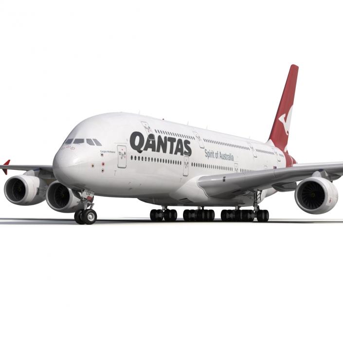 Airbus A380-900 Qantas 3D