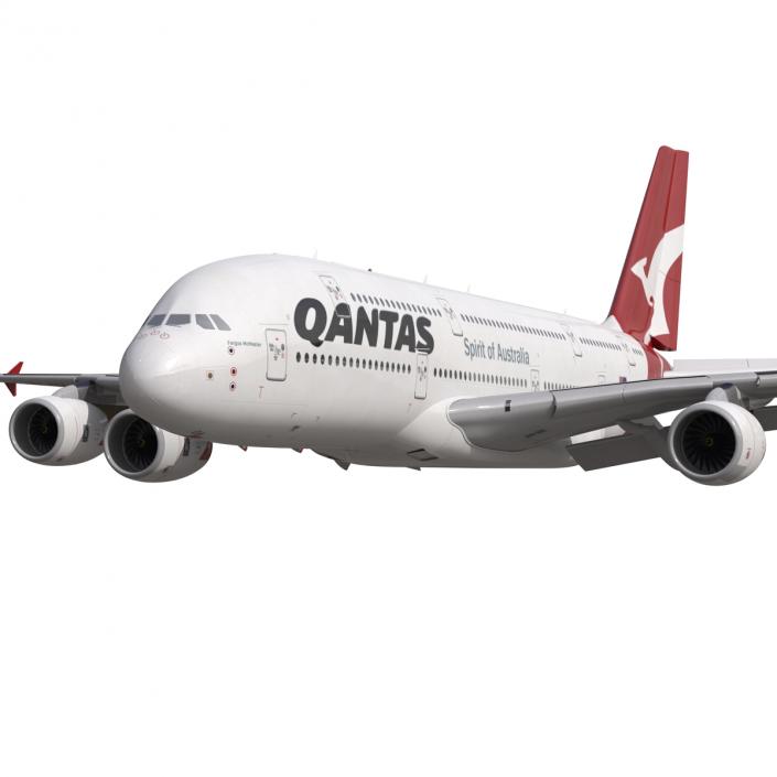 Airbus A380-900 Qantas 3D