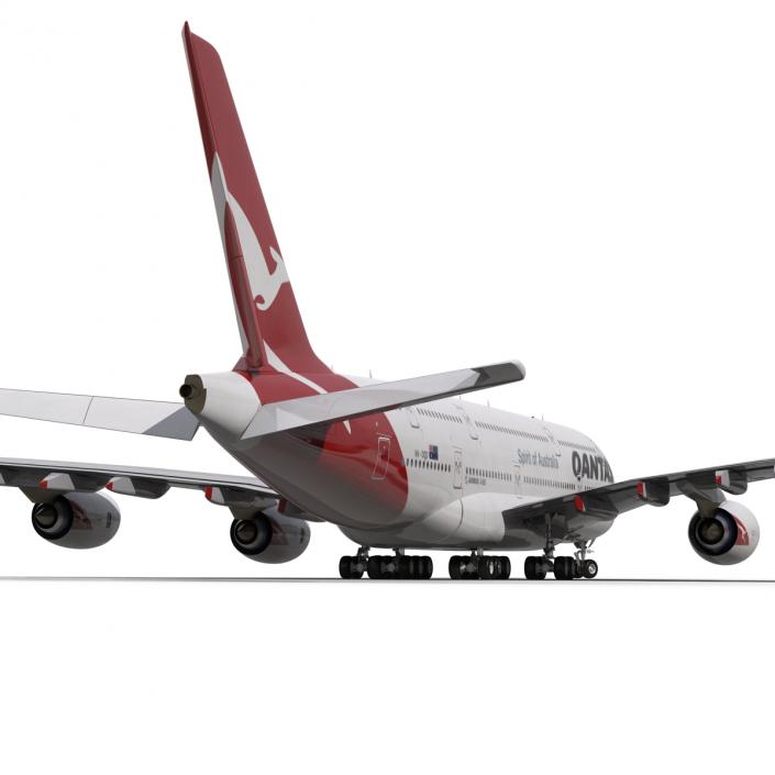 Airbus A380-900 Qantas 3D