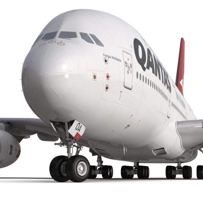 Airbus A380-900 Qantas 3D