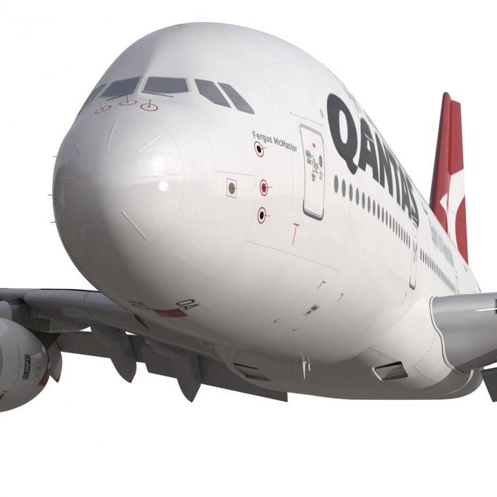 Airbus A380-900 Qantas 3D