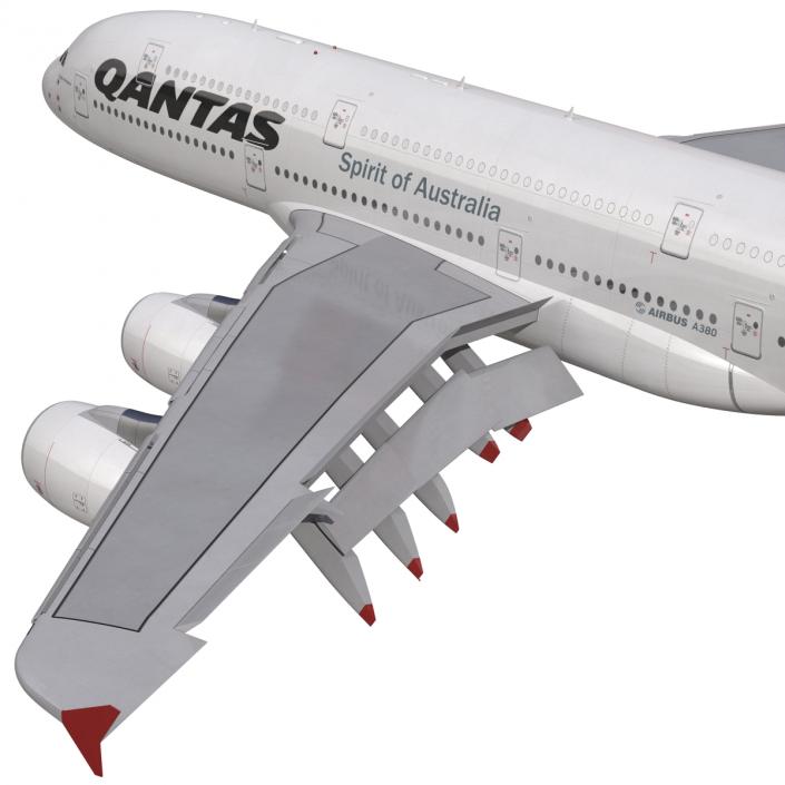 Airbus A380-900 Qantas 3D