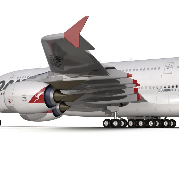 Airbus A380-900 Qantas 3D