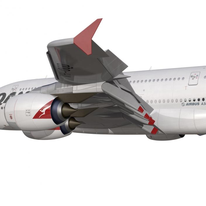 Airbus A380-900 Qantas 3D