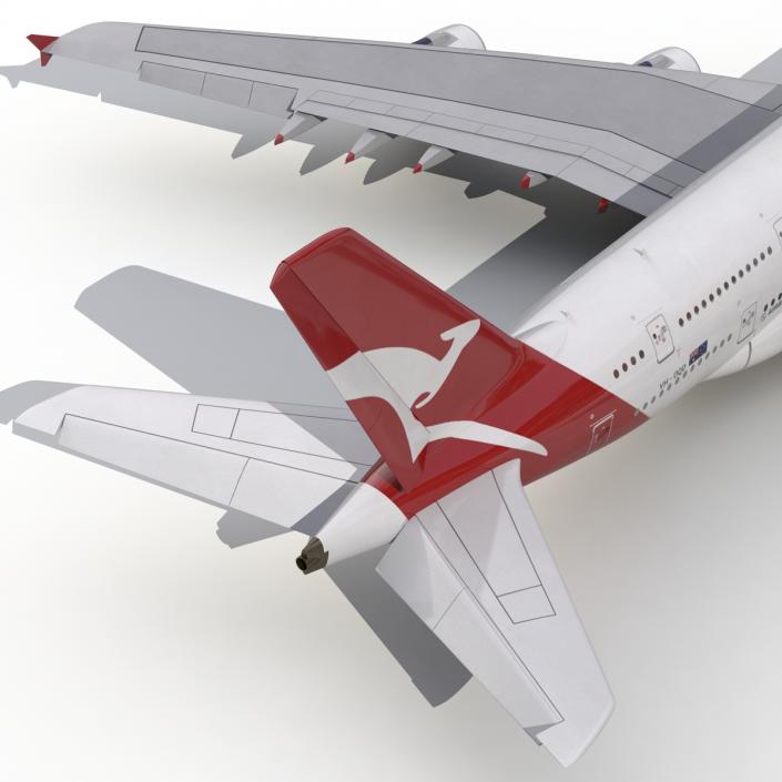 Airbus A380-900 Qantas 3D