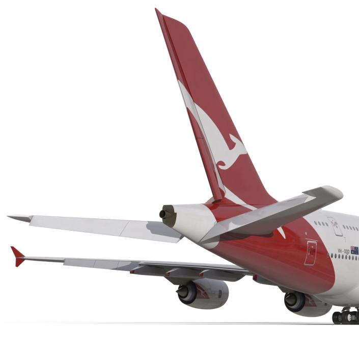 Airbus A380-900 Qantas 3D