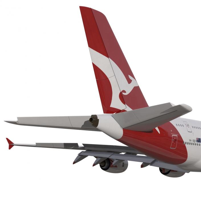 Airbus A380-900 Qantas 3D