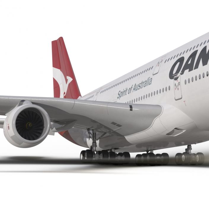 Airbus A380-900 Qantas 3D