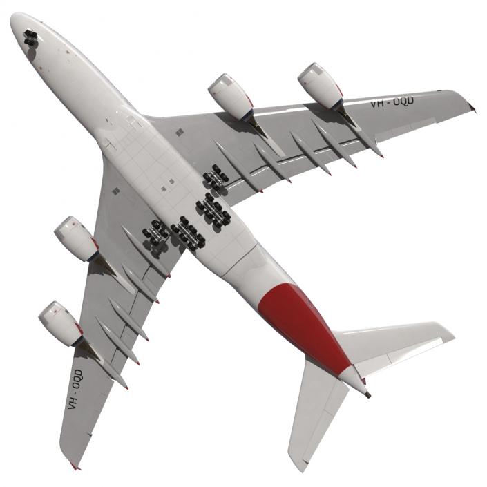 Airbus A380-900 Qantas 3D