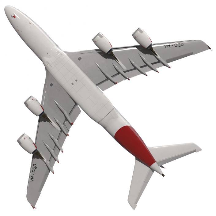 Airbus A380-900 Qantas 3D