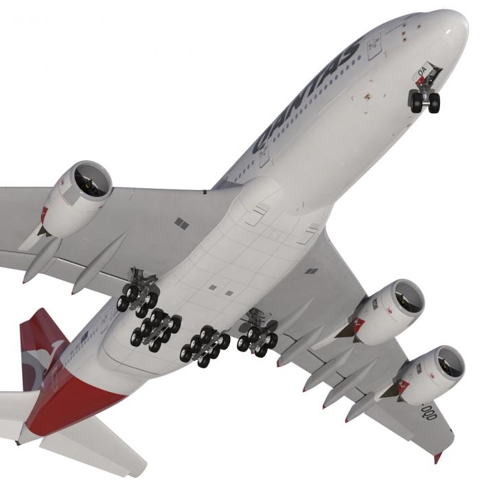 Airbus A380-900 Qantas 3D