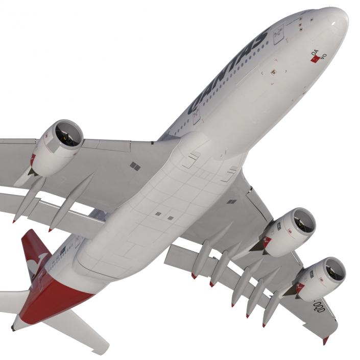 Airbus A380-900 Qantas 3D