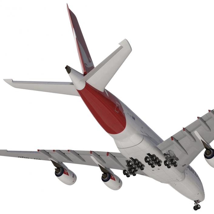 Airbus A380-900 Qantas 3D