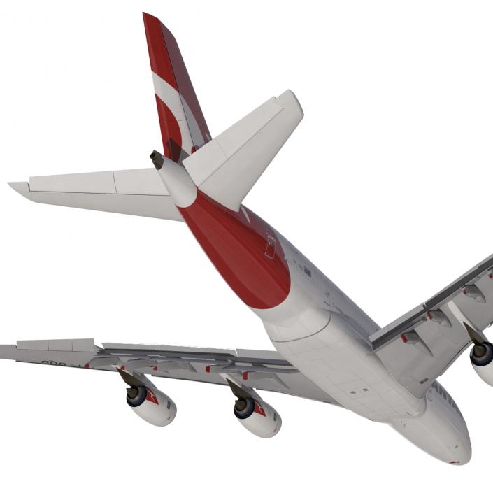 Airbus A380-900 Qantas 3D