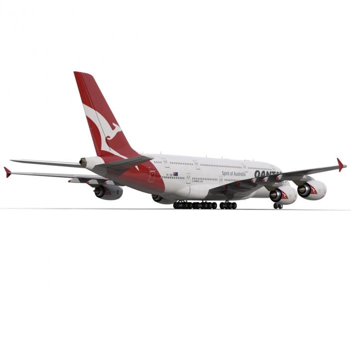 Airbus A380-900 Qantas 3D