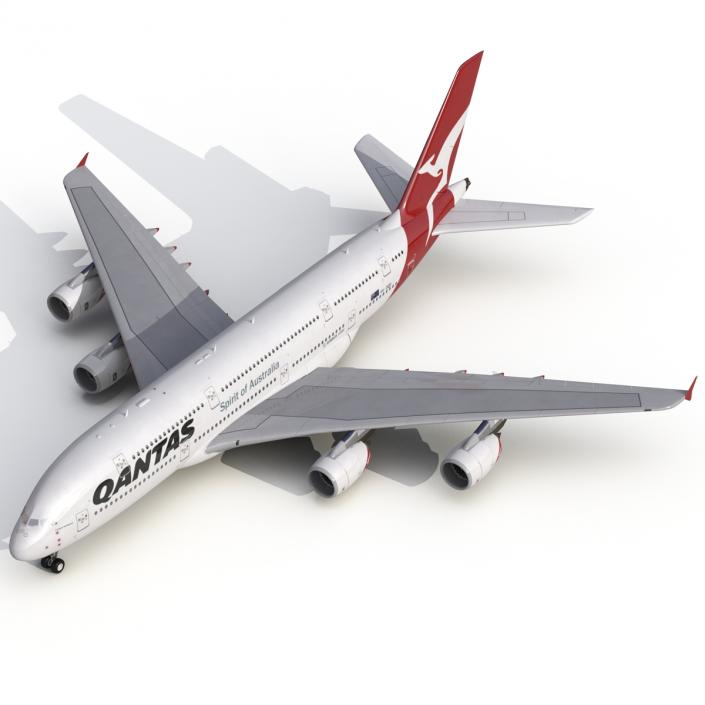 Airbus A380-900 Qantas 3D