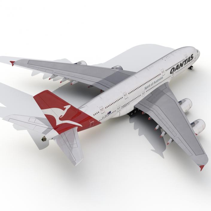 Airbus A380-900 Qantas 3D