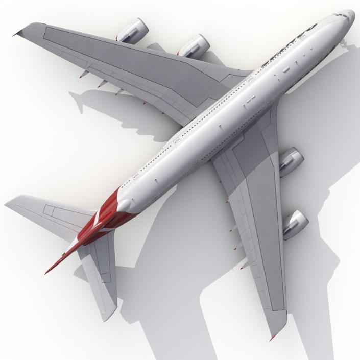 Airbus A380-900 Qantas 3D