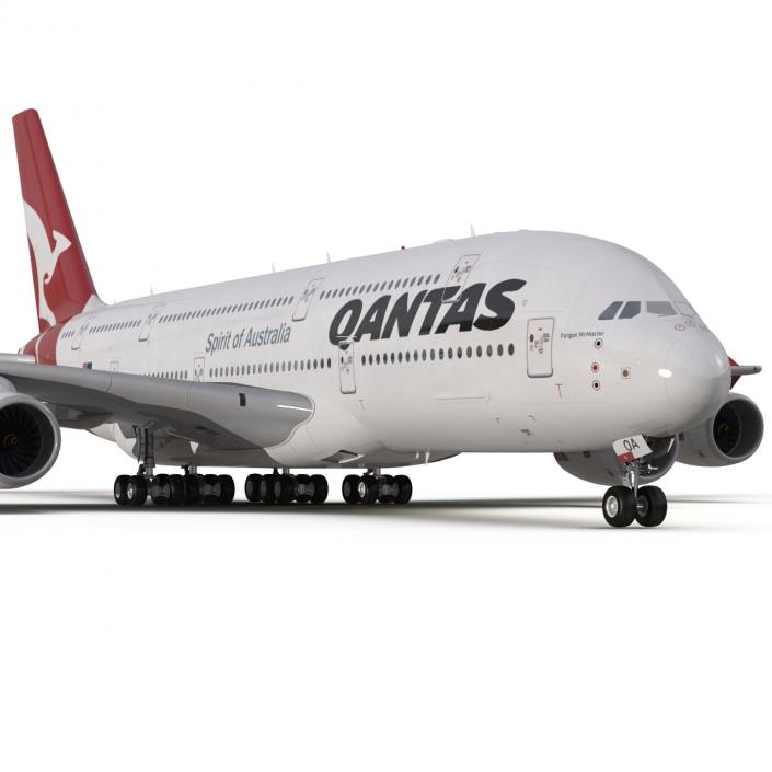 Airbus A380-900 Qantas 3D