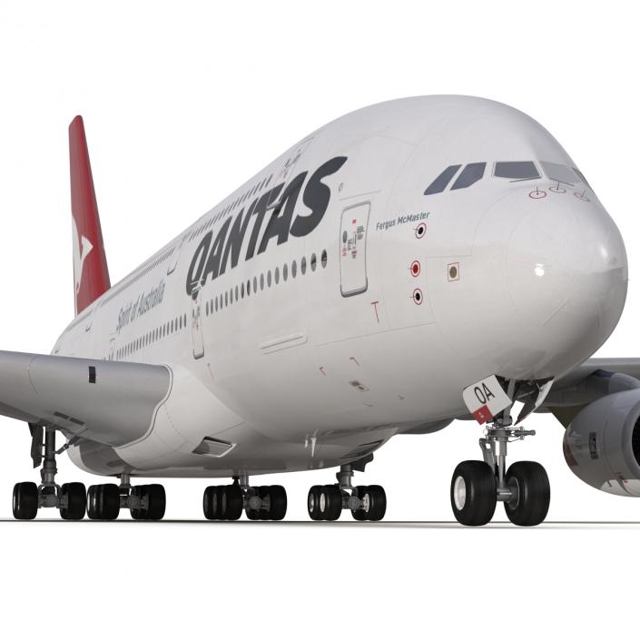 Airbus A380-900 Qantas 3D