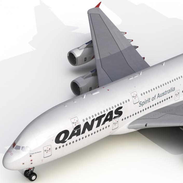 Airbus A380-900 Qantas 3D