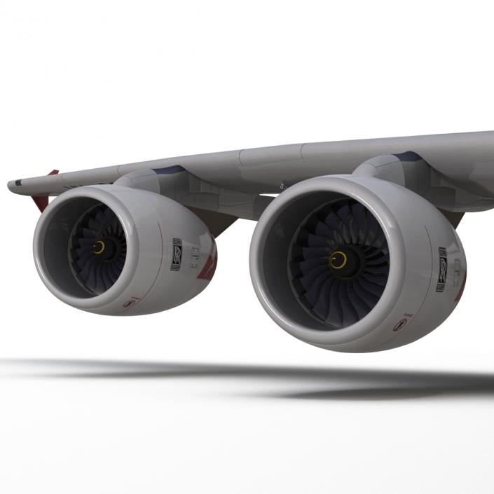 Airbus A380-900 Qantas 3D