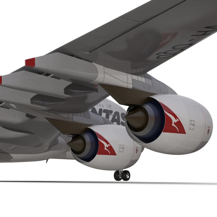 Airbus A380-900 Qantas 3D