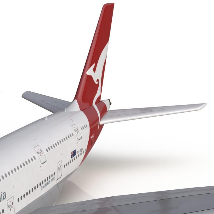 Airbus A380-900 Qantas 3D