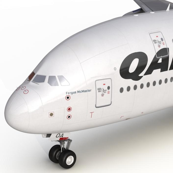 Airbus A380-900 Qantas 3D