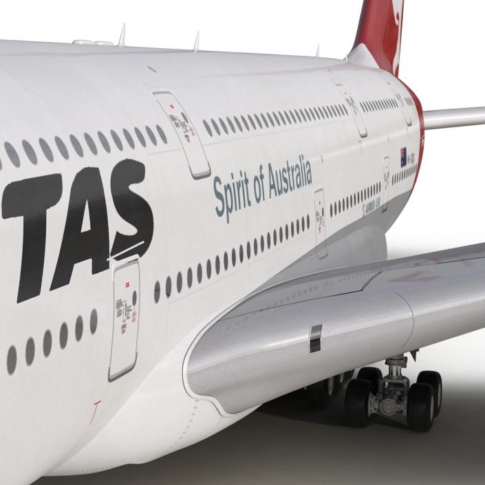 Airbus A380-900 Qantas 3D