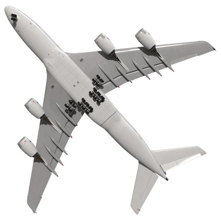 3D Airbus A380-900 Air France Rigged model