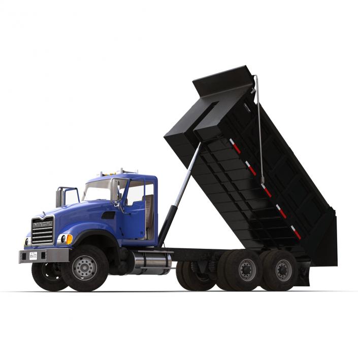 Dump Truck Mack Rigged 3D