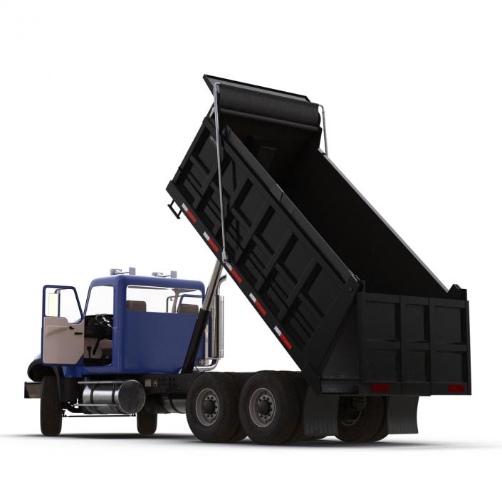 Dump Truck Mack Rigged 3D