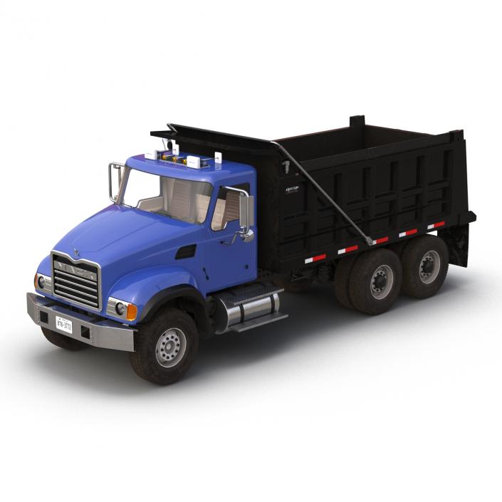 Dump Truck Mack Rigged 3D