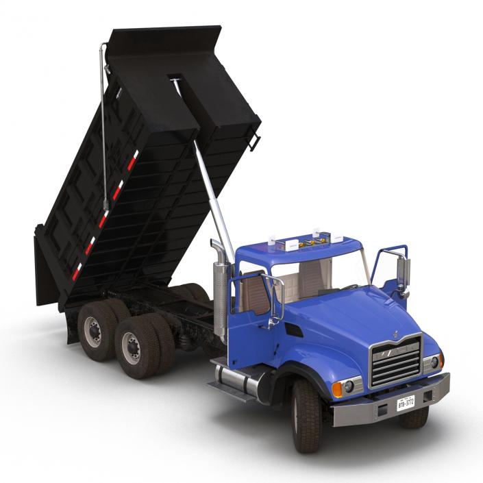 Dump Truck Mack Rigged 3D