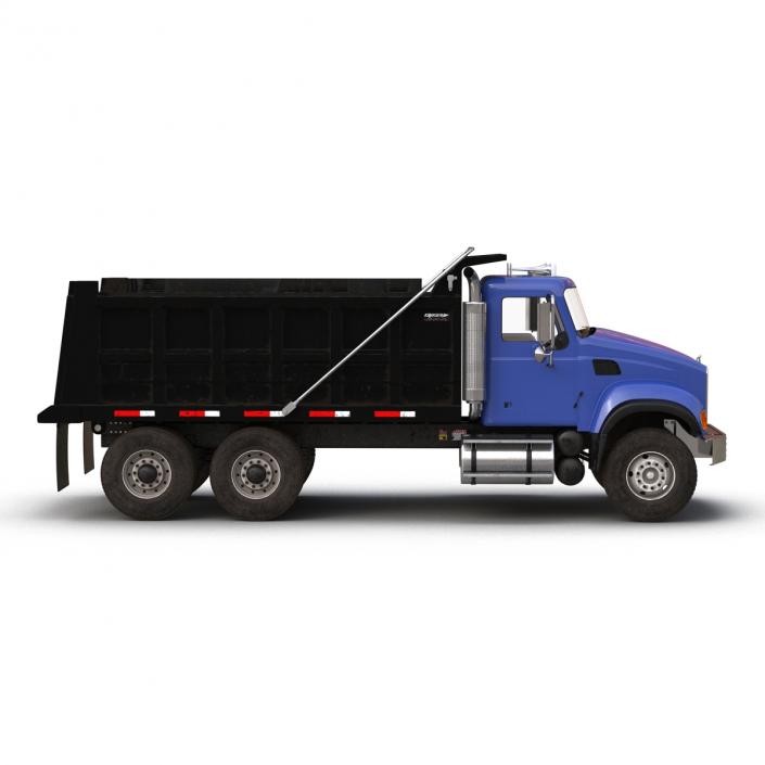 Dump Truck Mack Rigged 3D