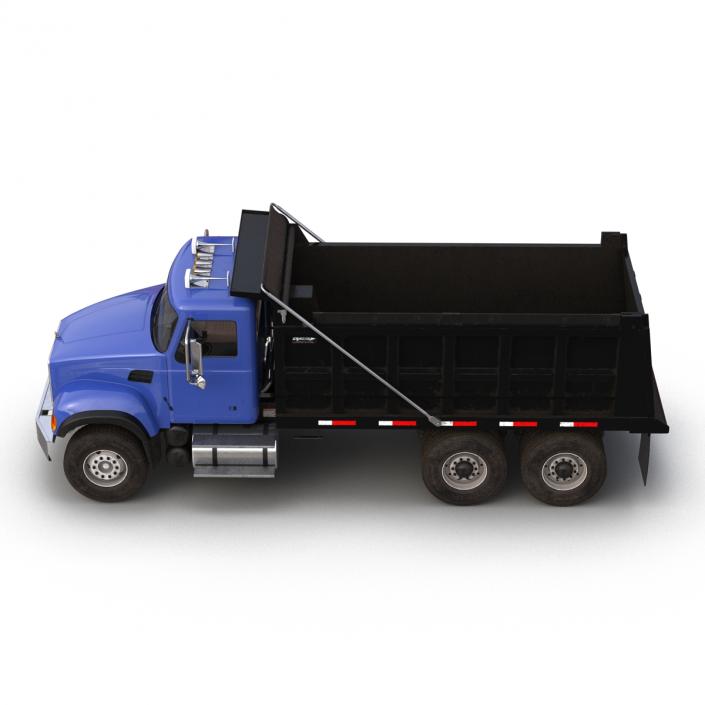 Dump Truck Mack Rigged 3D