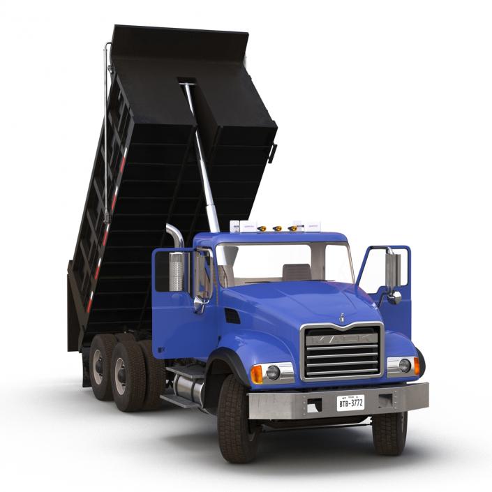 Dump Truck Mack Rigged 3D