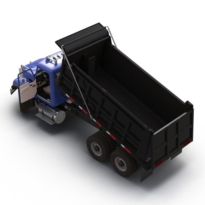 Dump Truck Mack Rigged 3D