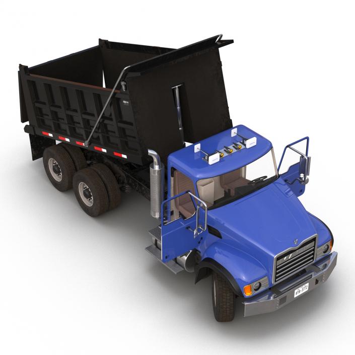 Dump Truck Mack Rigged 3D