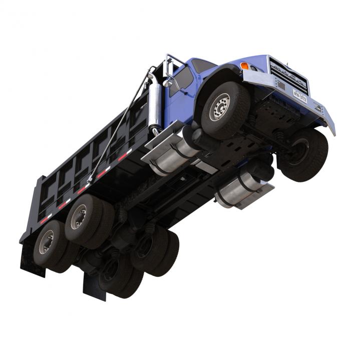 Dump Truck Mack Rigged 3D