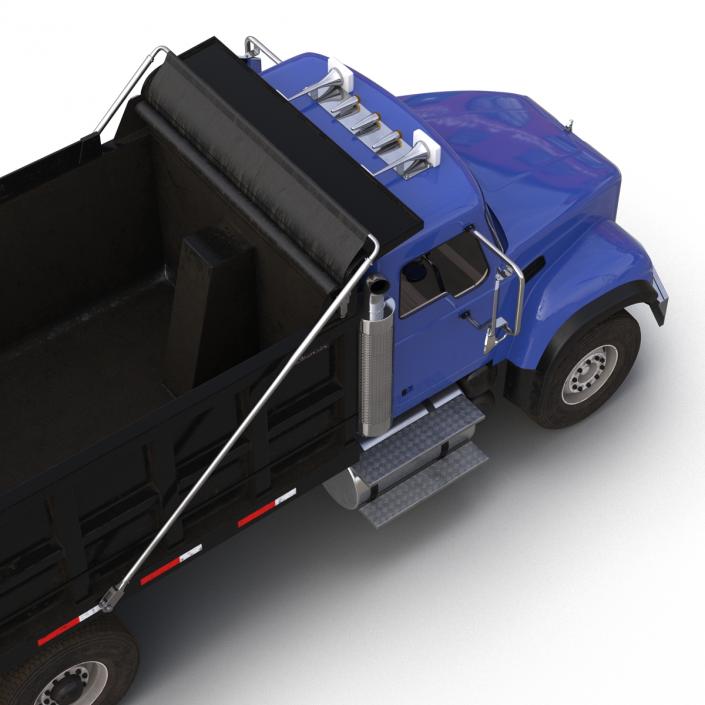 Dump Truck Mack Rigged 3D