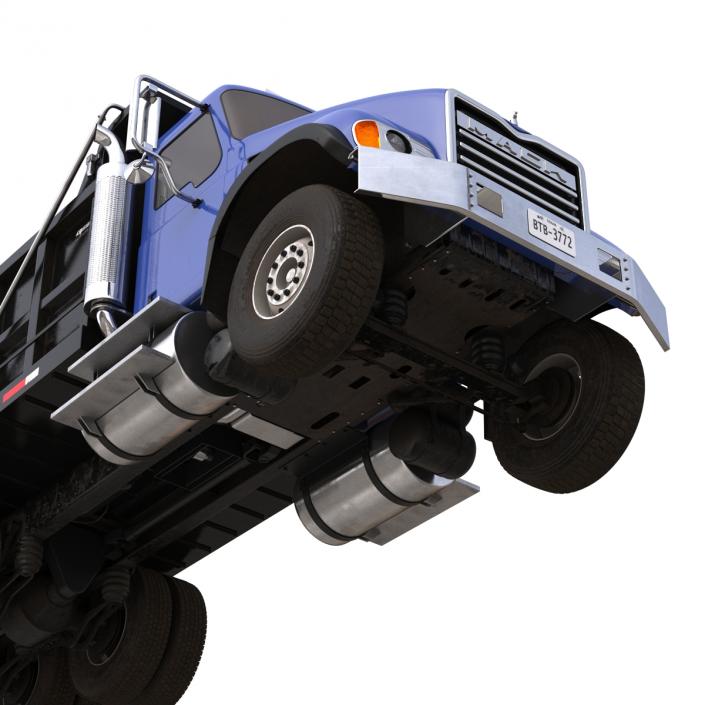 Dump Truck Mack Rigged 3D