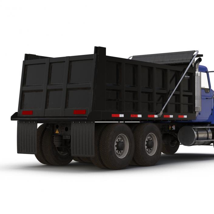 Dump Truck Mack Rigged 3D