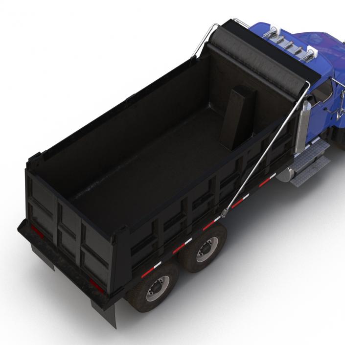 Dump Truck Mack Rigged 3D