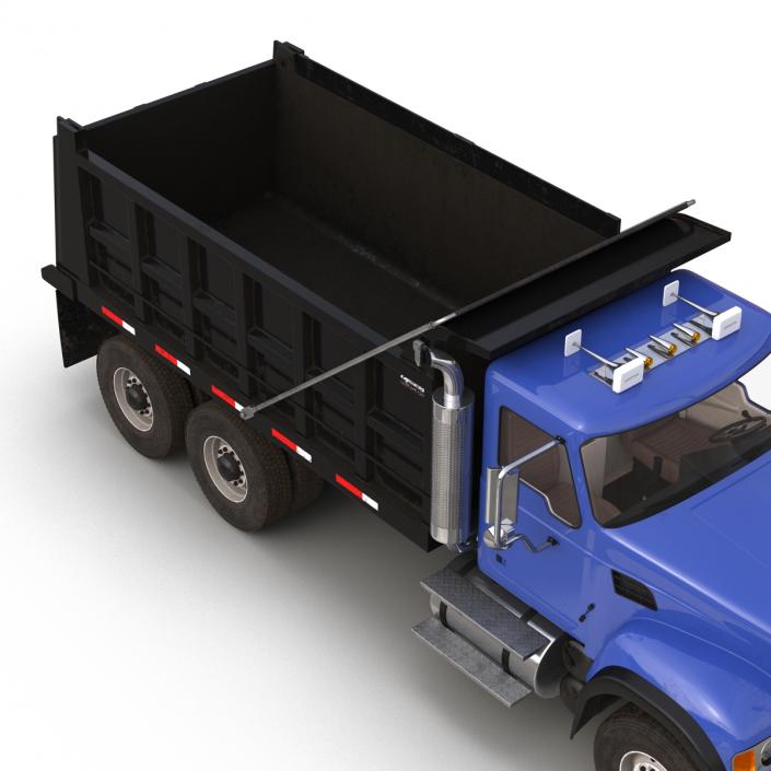 Dump Truck Mack Rigged 3D