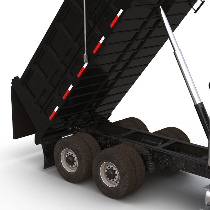 Dump Truck Mack Rigged 3D